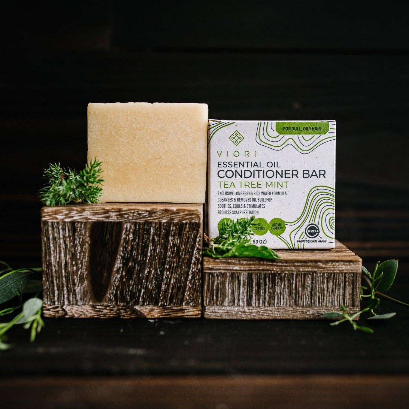 Rice Water Conditioner Bar | Tea Tree Mint EO | All Hair