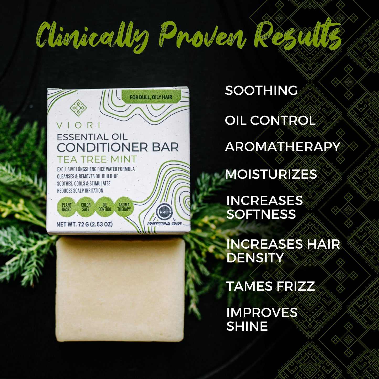 Rice Water Conditioner Bar | Tea Tree Mint EO | All Hair