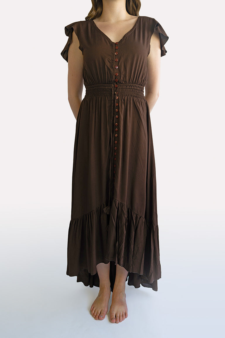 Chocolate Hollie Boho Dress