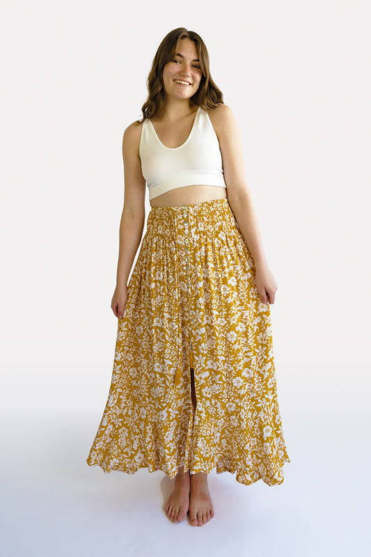 Dream Floral Shelly Boho Skirt