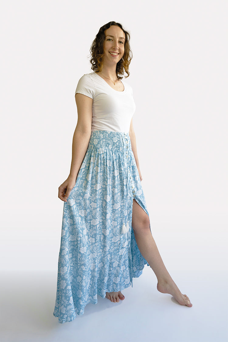 Kolibri Seafoam Shelly Boho Skirt