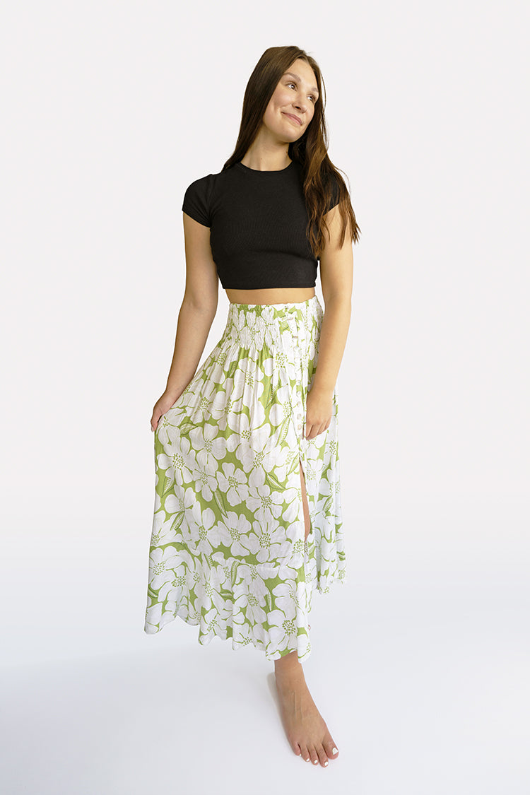 Magnolia Olive Shelly Boho Skirt