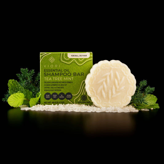 Rice Water Shampoo Bar | Tea Tree Mint EO | All Hair